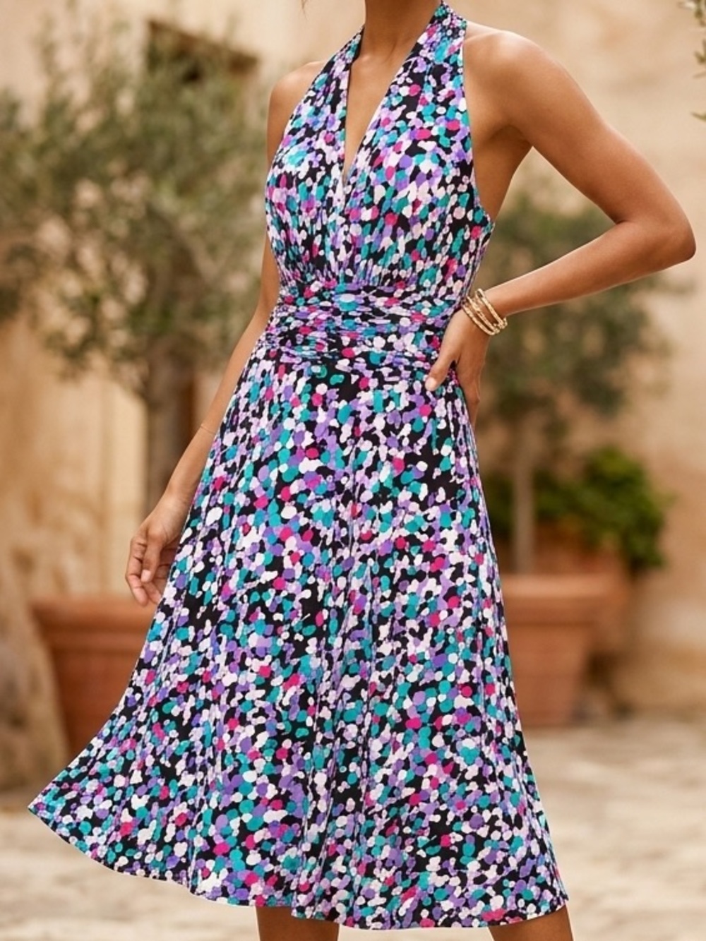 Jones Studio Halter Dress